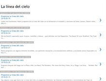Tablet Screenshot of lalineadelcielo.com